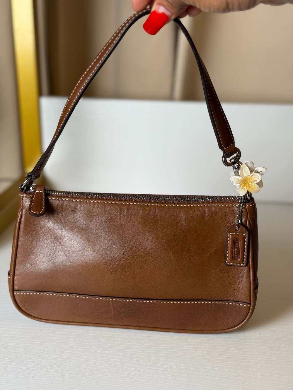 Coach F11196 MEDIUM Vintage Cognac Y2K Soho